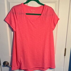 Lilly Pulitzer Pink Relaxed Short Sleeve Tee